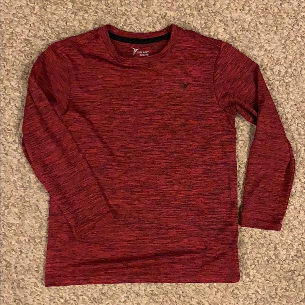 Youth Size 8 long sleeved dry fit shirt